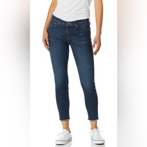 J. Crew mid rise Toothpick Skinny Jean, size 29, raw hem, EUC, 5-pocket style